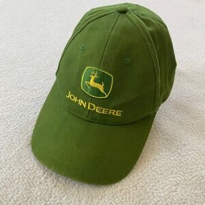 John Deere Unisex OSFA Baseball Cap Green Embroidered Logo Adjustable Hat